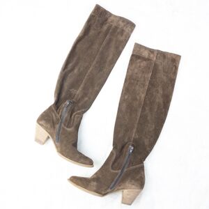 Paul Green Munchen Dazzle Suede Over Knee Boots